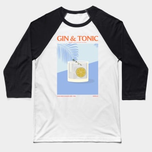 Gin and Tonic Baseball T-Shirt